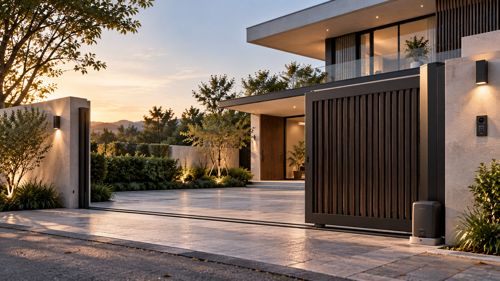 Automatic gate project completed by JN Watergate in Phuket