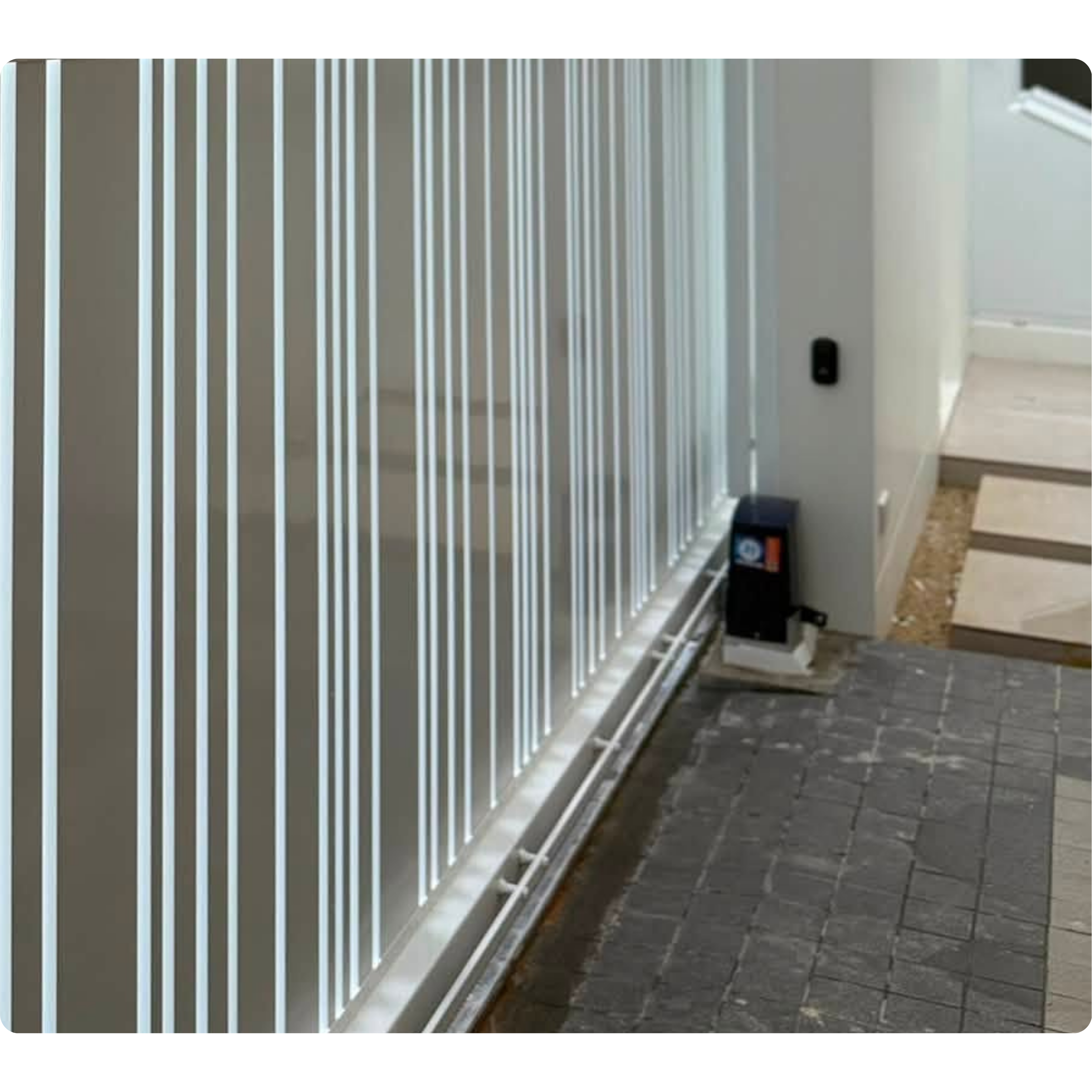 Gate safety system installation