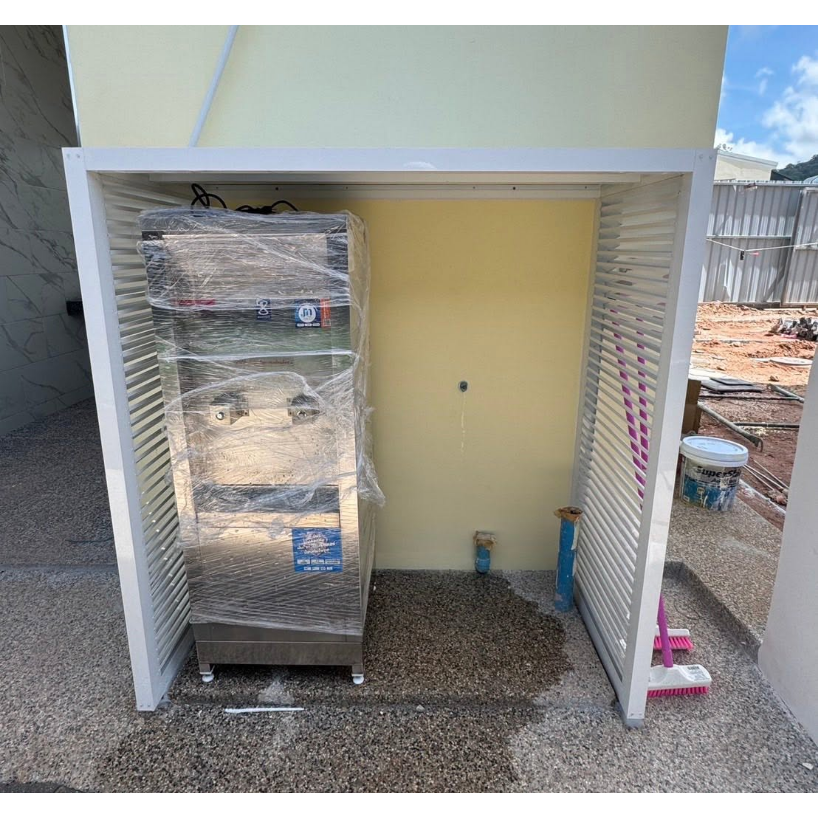 Industrial water system installation