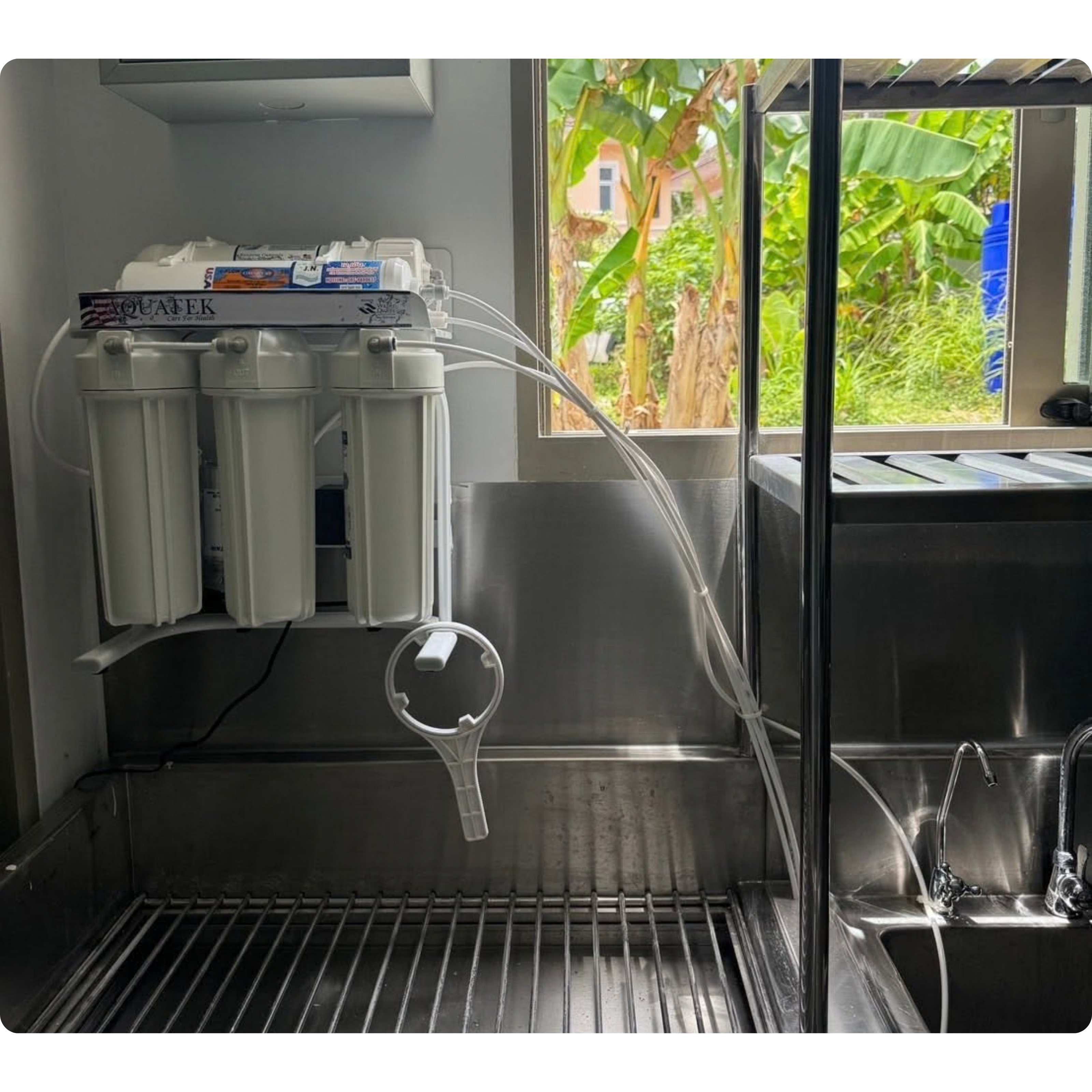 Complete water solution installation